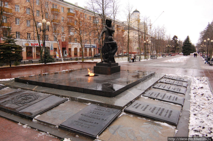 Белгород вечный огонь карта