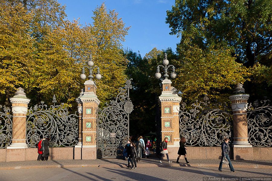 Михайловский сад Санкт-Петербург, Россия