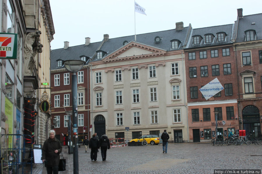 Площадь Gammeltorv Копенгаген, Дания