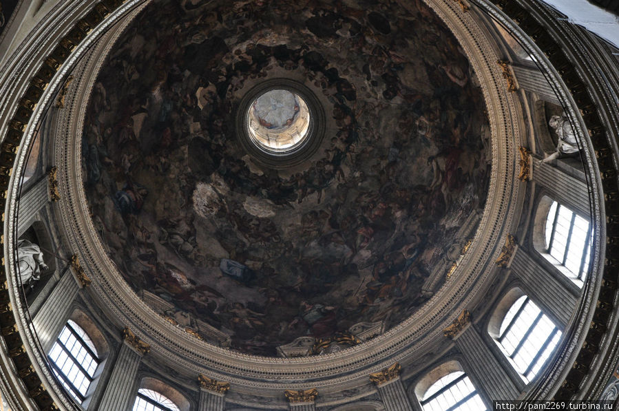 Роспись купола Мантуя, Италия