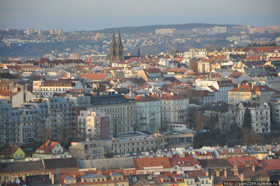 Вид в сторону центра. Прага, Чехия