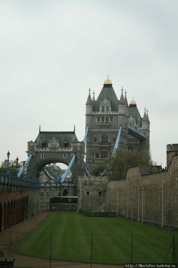 А это наоборот: вид на мост из Тауэра Лондон, Великобритания
