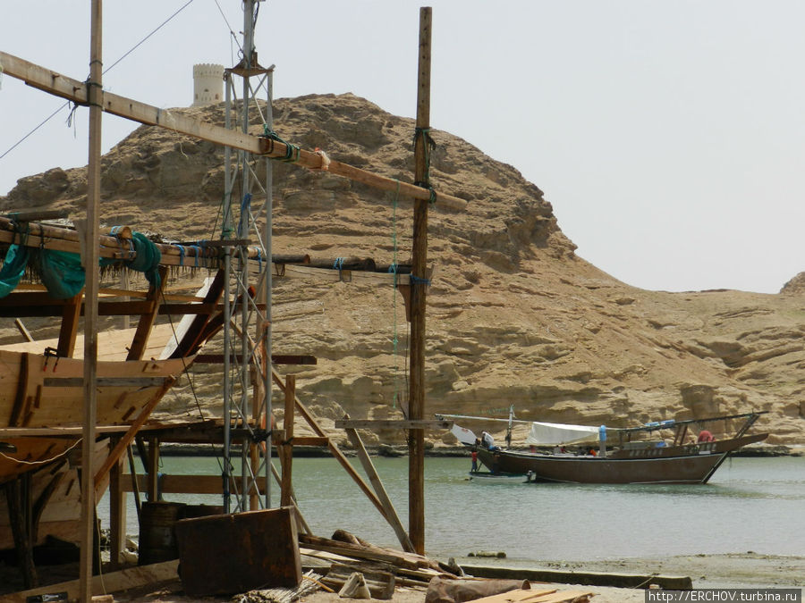Арабская лодка доу Регион Аш-Шаркийя, Оман