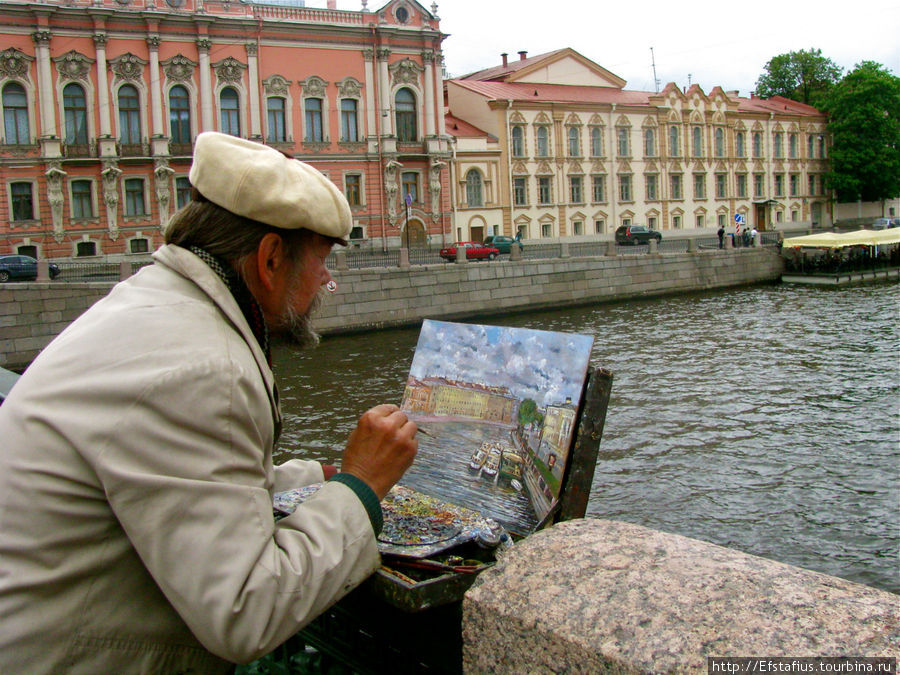 Художник, что рисует дождь Санкт-Петербург, Россия