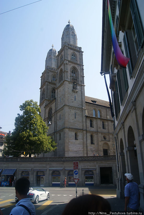 Цюрих. Церковь Гроссмюнстер Цюрих, Швейцария