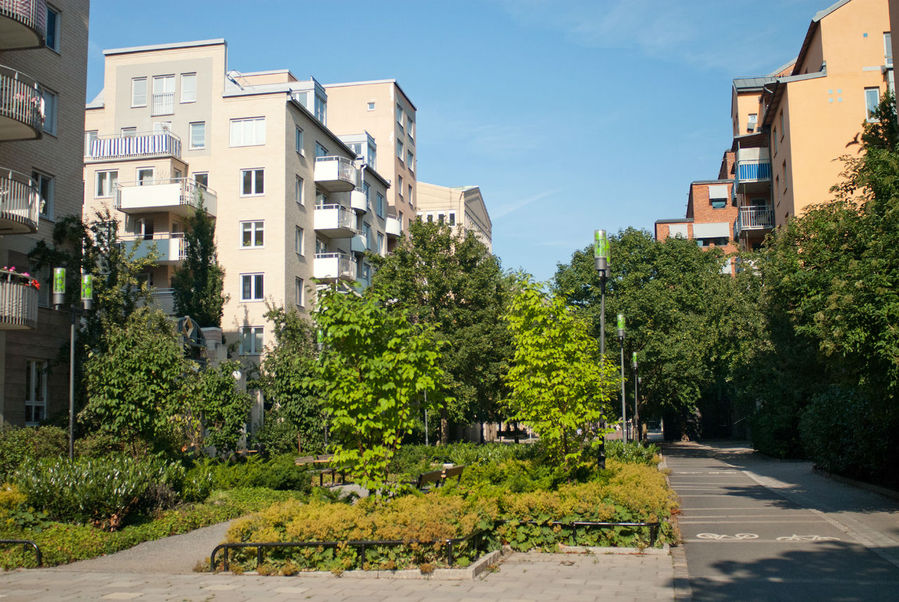 Вообще в Стокгольме, да и во всех скандинавских странах, любая часть города выглядит как новенькая. Стокгольм, Швеция