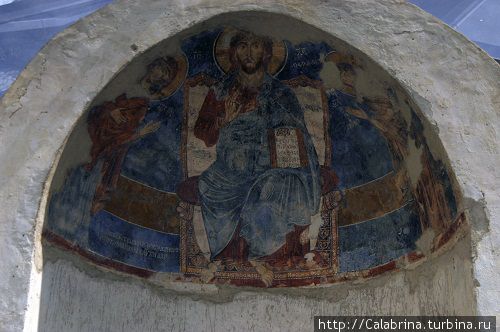 Византийская фреска Каулония, Италия