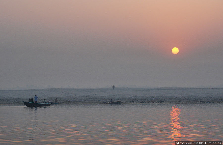 Рассвет на гатах Варанаси Варанаси, Индия