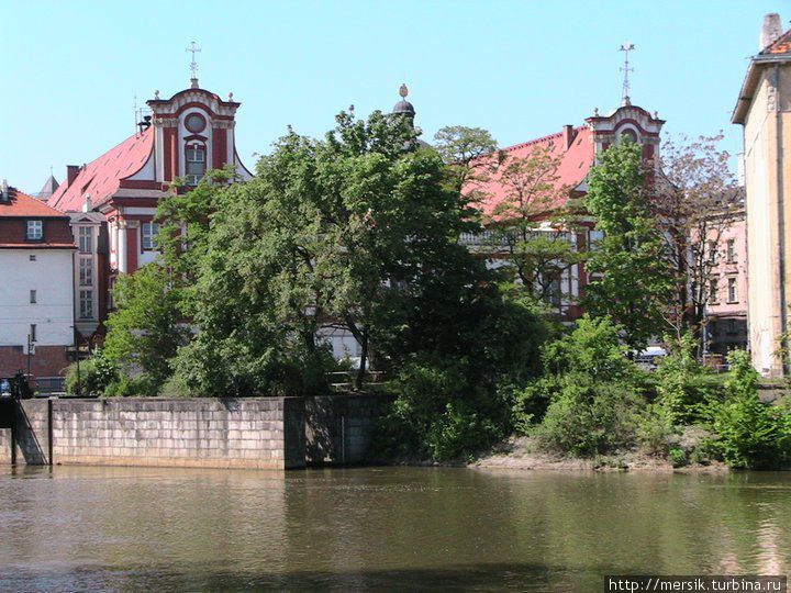 Остров Тумски, рыночная площадь и краснолюдки Вроцлав, Польша