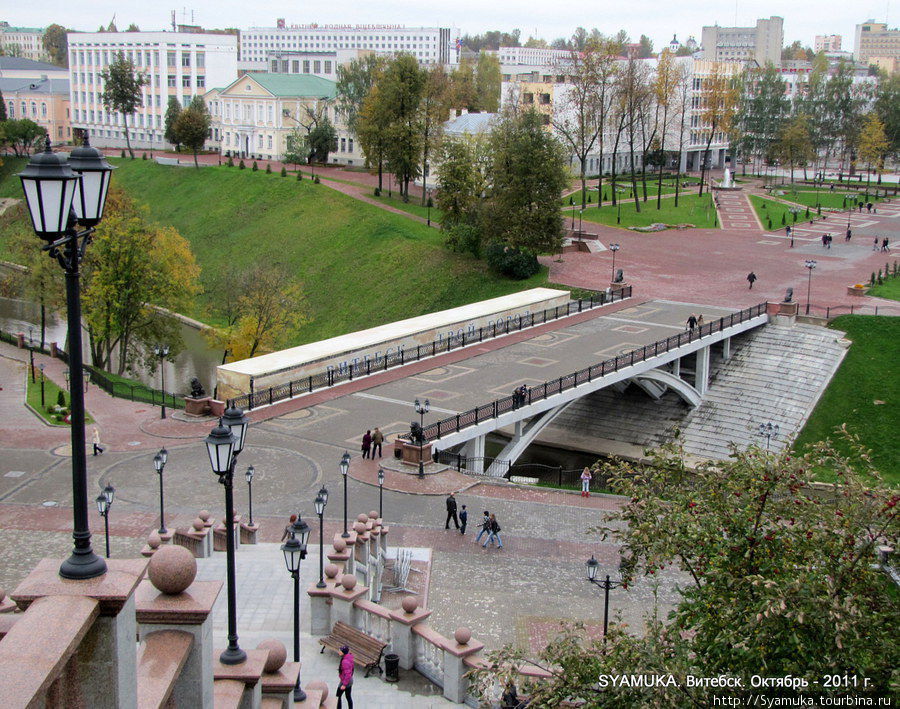 Пушкинский мост. Витебск, Беларусь
