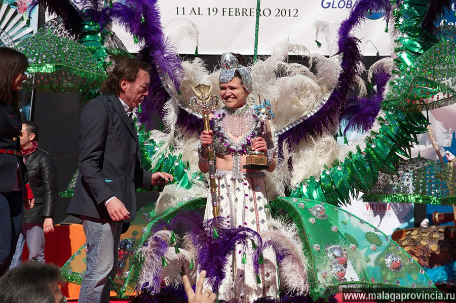 Сама королева карнавала Малага, Испания