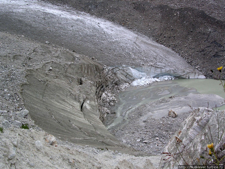 А вот и ледник Башкара Кабардино-Балкария, Россия
