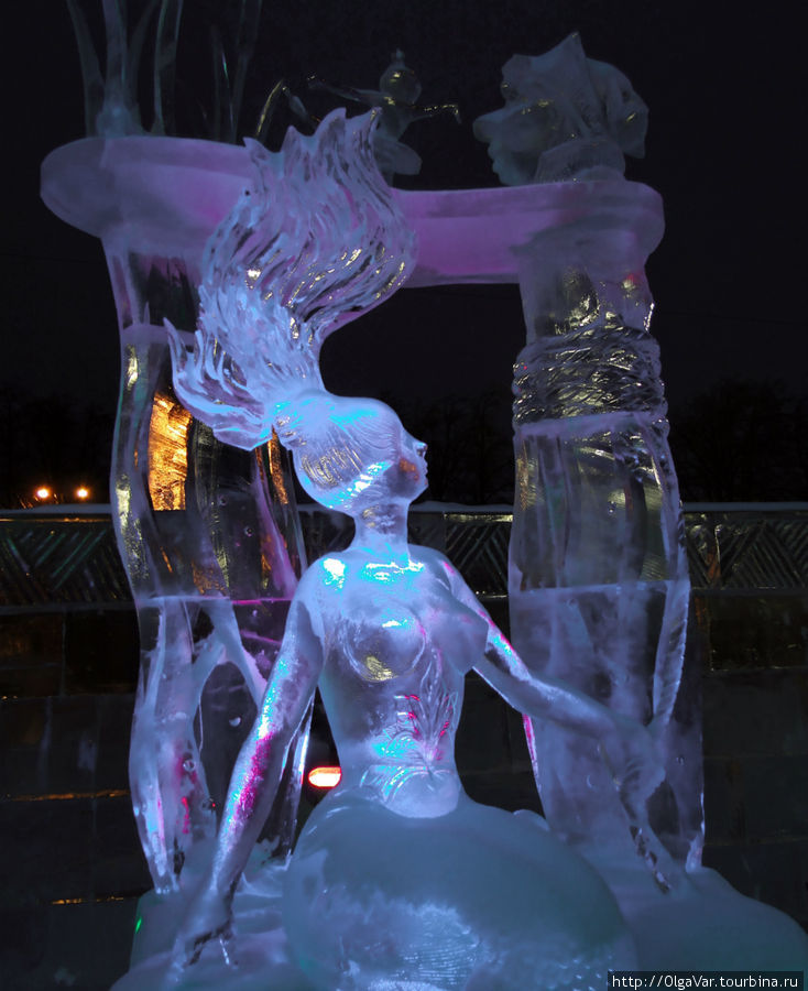 Ледовая феерия – фестиваль ледовых скульптур Екатеринбург, Россия