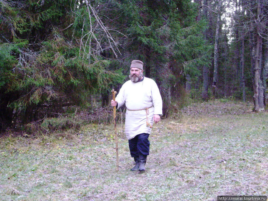 Был мужик дороден, в густой бороде и усах блестела седина Костромская область, Россия