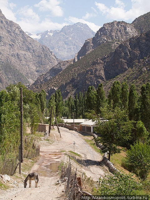 Кишлак Артуч Фанские горы, Таджикистан