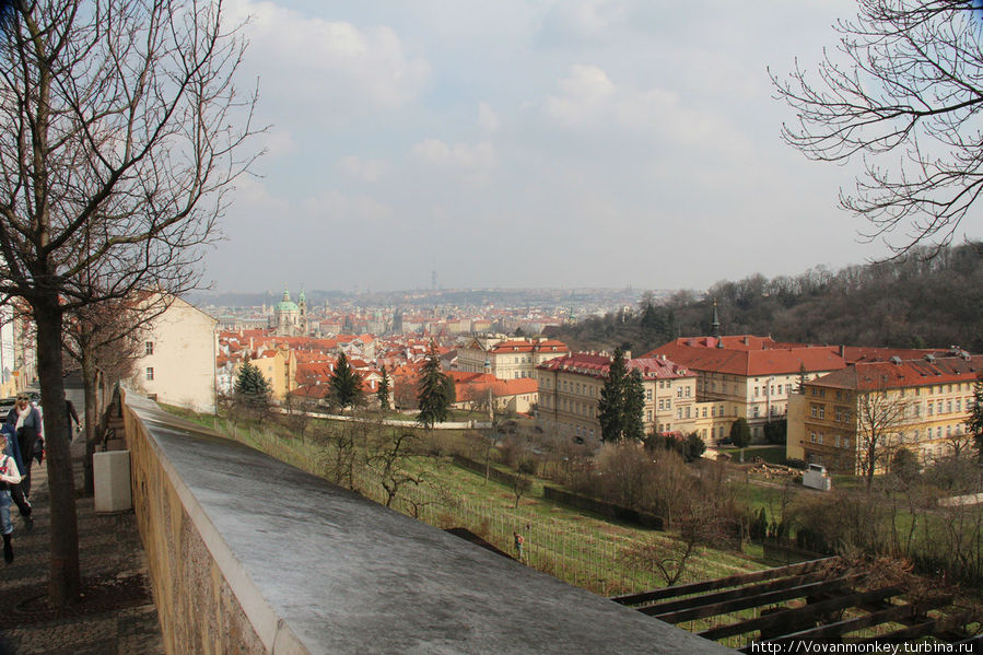 Вид с Увоза Прага, Чехия