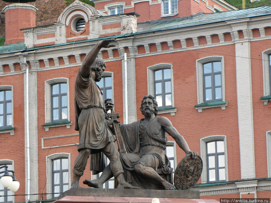Памятник Минину и Пожарскому. Нижний Новгород, Россия