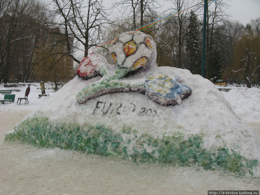 снеговое сооружение Хмельницкий, Украина