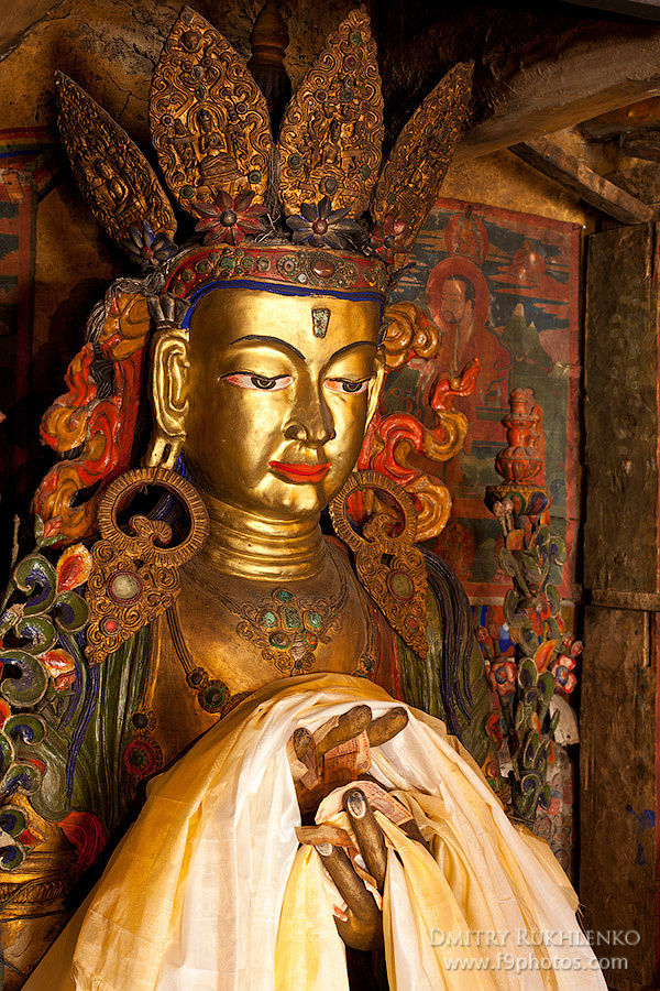 Будда Майтрея из Тиксей Лех, Индия