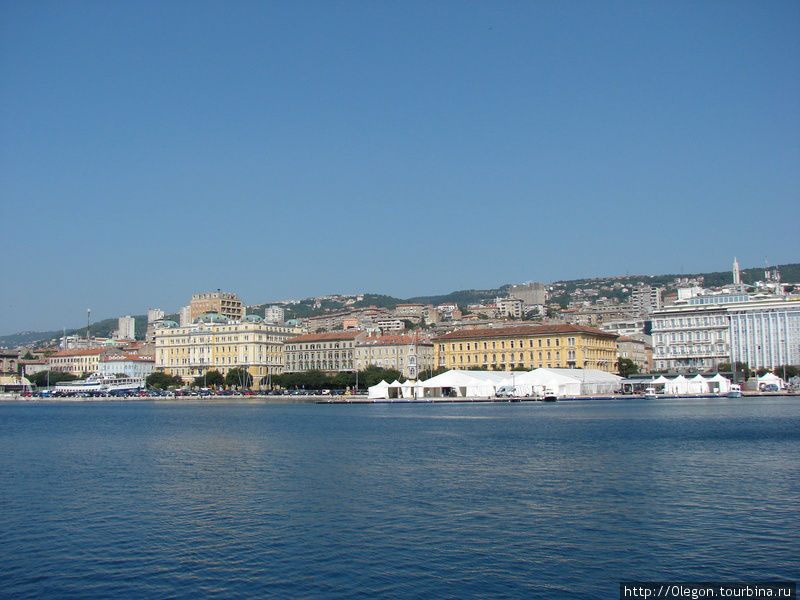 Риека — крупнейший хорватский порт, грузовой и пассажирский Риека, Хорватия