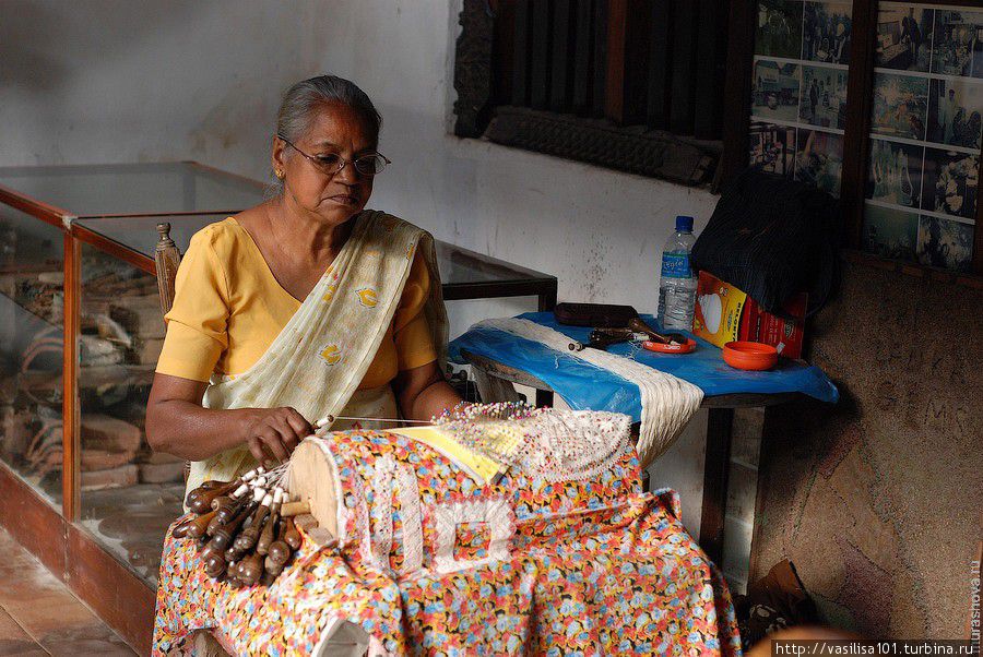 Плетение кружева Галле, Шри-Ланка