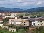 Вид с Замка на окрестности Ужгорода