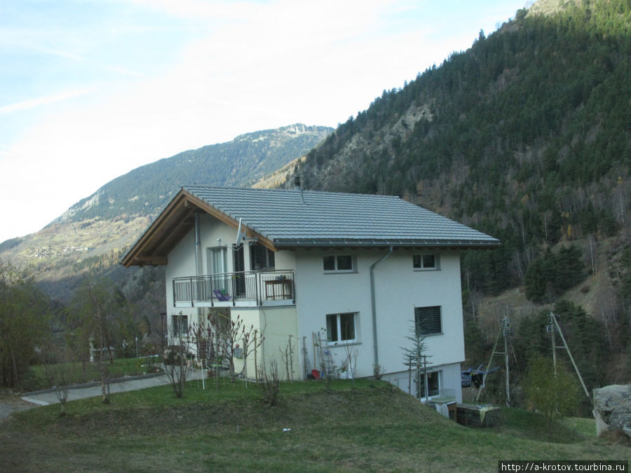 Альпийская узкоколейная ж.д. на юге Швейцарии (часть 1) Бриг, Швейцария