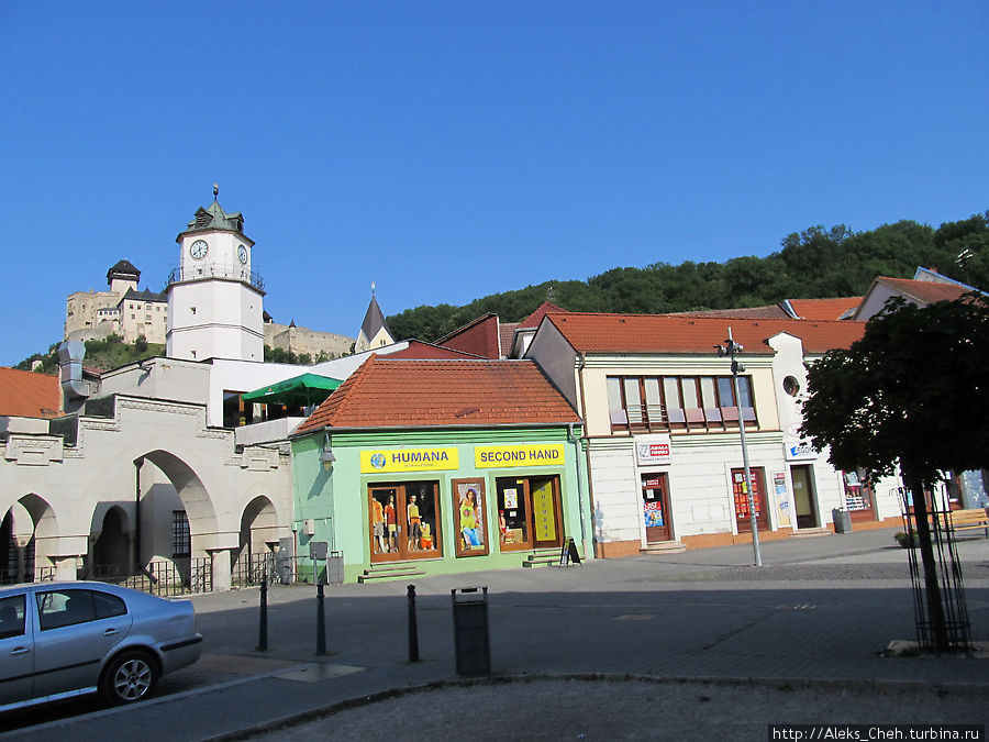 Симпатичный словацкий город Тренчин Тренчин, Словакия