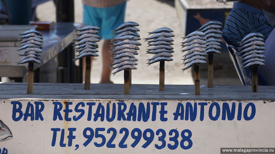 Чирингитос. В них — рыбный шашлык-машлык по-андалузски Малага, Испания