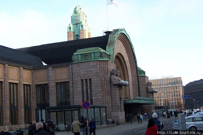 центральный ж/д вокзал Хельсинки, Финляндия