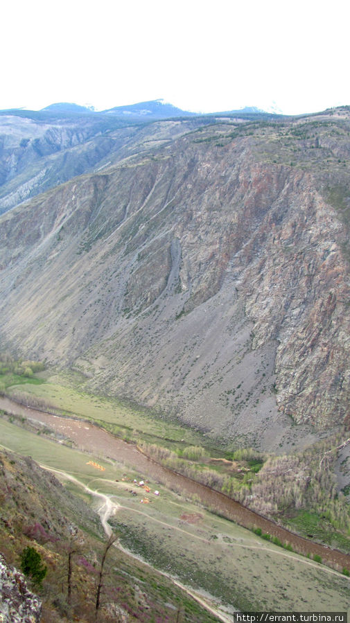 Долина Чулышмана с перевала Кату-Ярык Республика Алтай, Россия