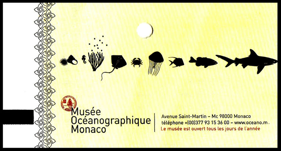 Памятный билет Монако-Вилль, Монако
