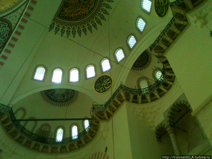 в Мечети Сулеймана Стамбул, Турция