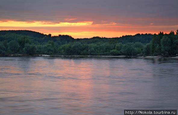 Река Висла Казимеж-Дольны, Польша
