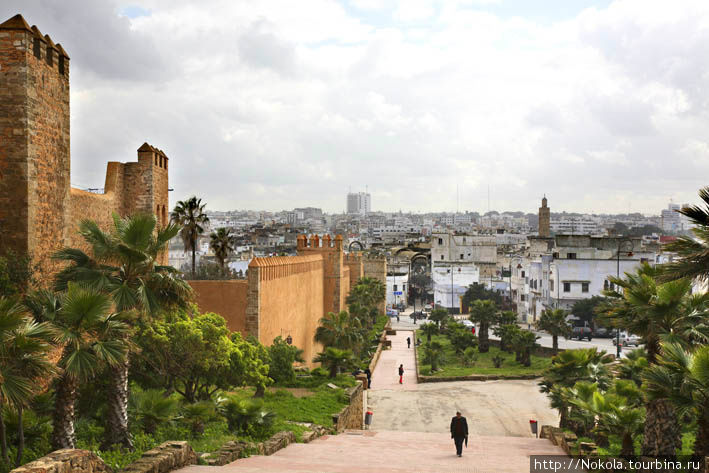 Крепость Касба- Удайя Рабат, Марокко