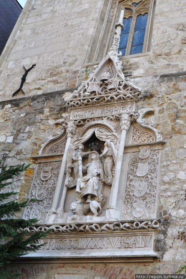 Сохранившийся фрагмент стены доминиканского монастыря Будапешт, Венгрия
