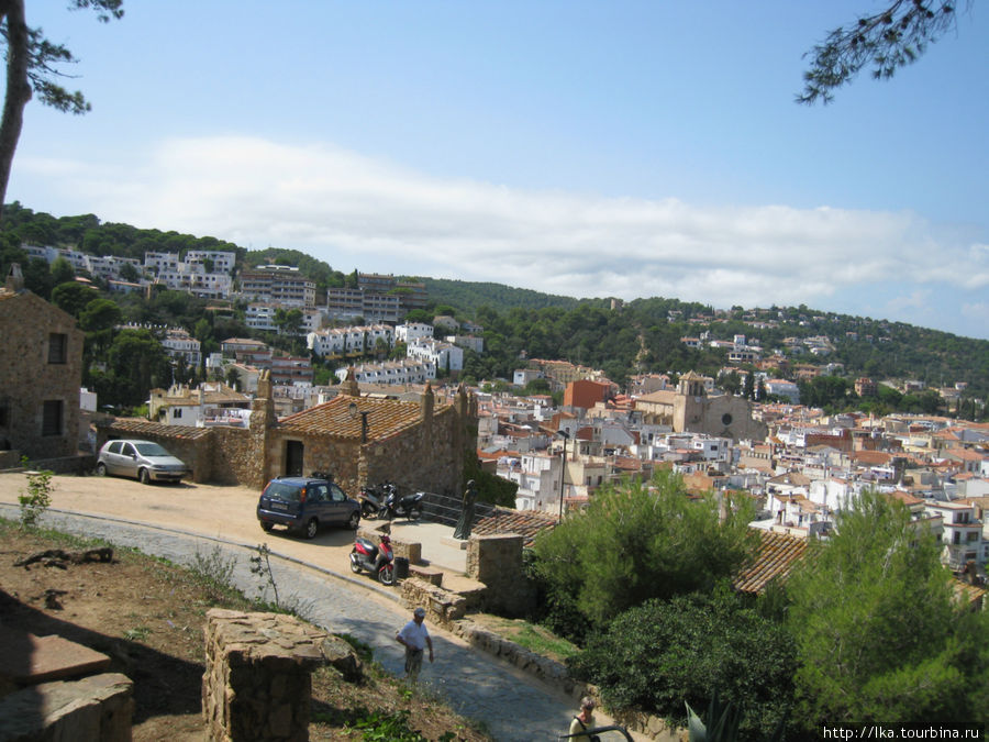 Вид с крепости Тосса-де-Мар, Испания