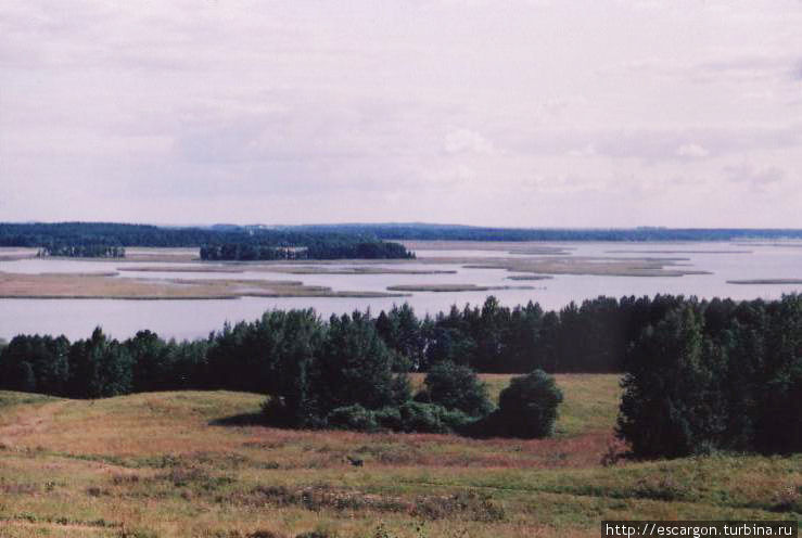 Вид с горы Маяк Браславские озера Национальный Парк, Беларусь