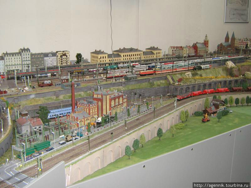 Действующая модель мюнхенской железной дороги Мюнхен, Германия