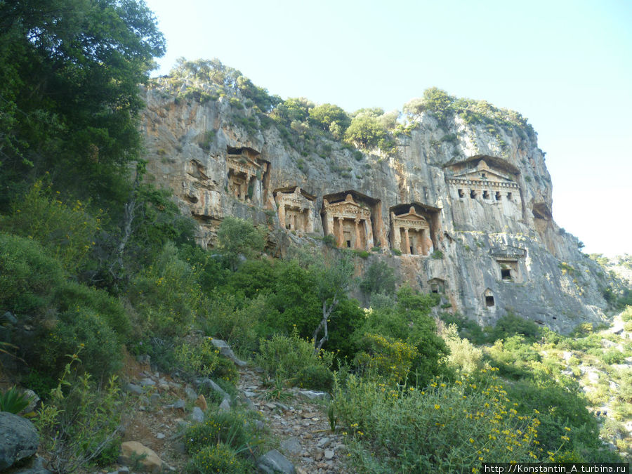 гробницы в скалах2 Кёйджегиз, Турция