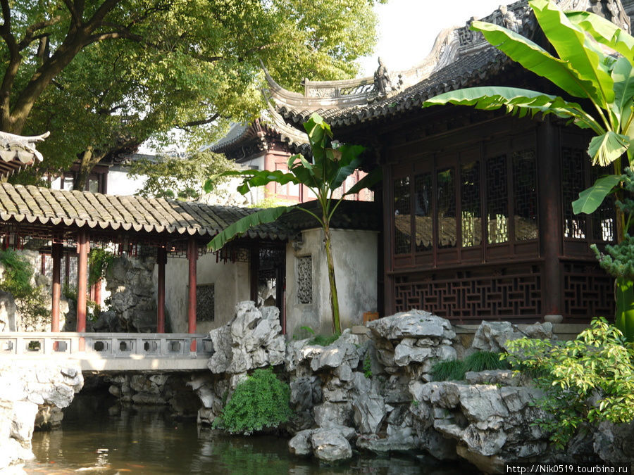 Сад Радости в старом китайском квартале. Шанхай, Китай
