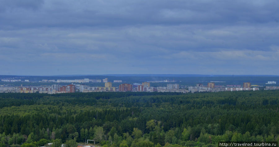 Пермь с высоты 25-го этажа Пермь, Россия