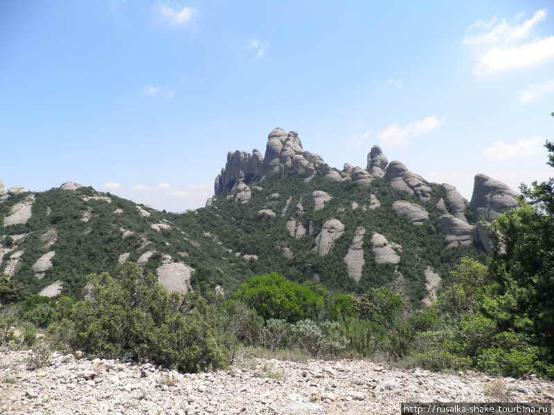 Монсеррат, горы Монастырь Монтсеррат, Испания