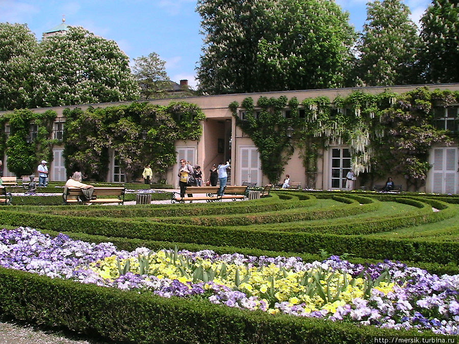 Сад Мирабельгартен Зальцбург, Австрия