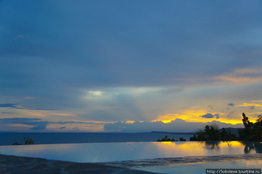 Небо и закаты на Филиппинах Филиппины