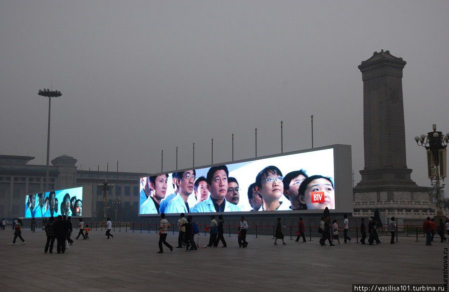 Площадь Тхеньаньмэнь в Пекине Пекин, Китай