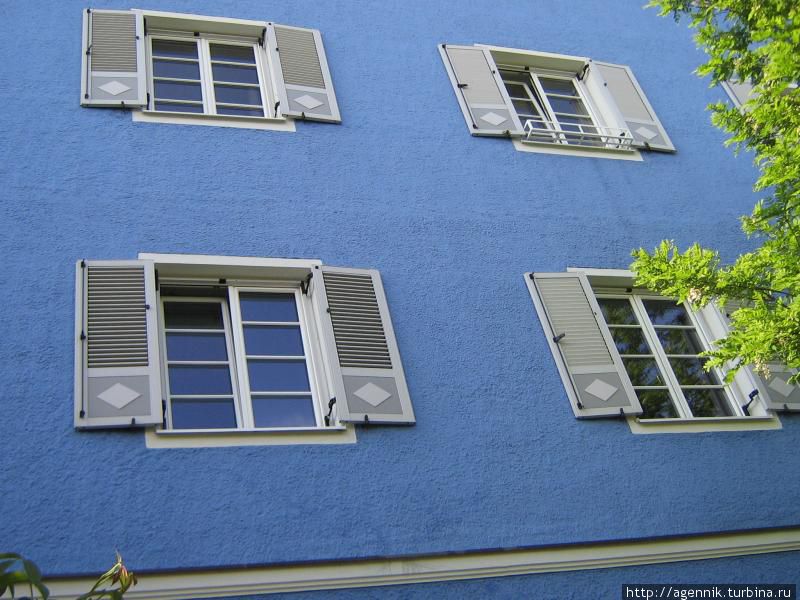 Дом на Виндфридштрассе — здесь приятный район в Югенштиле Мюнхен, Германия