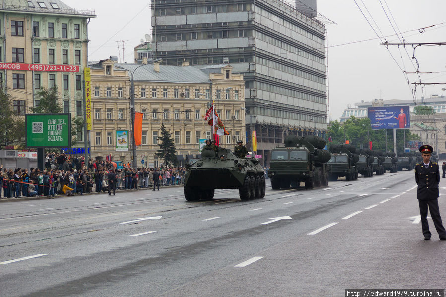 Парад военной техники в День Победы Москва, Россия