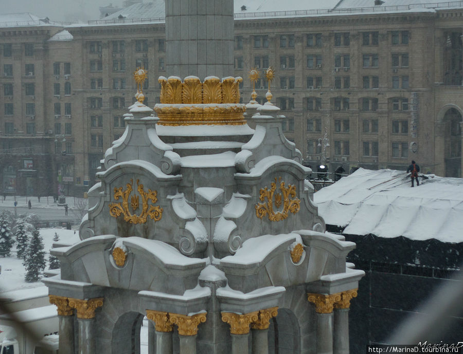Заснеженный Киев Киев, Украина