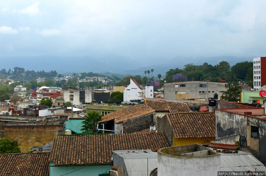 Вид на город из парка Хуарес Халапа, Мексика